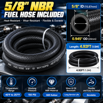 300ML Baffled Oil Catch Can Kit – Help Protect Your Engine Intake from Oil Vapor