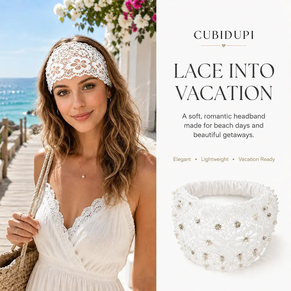 👑 The "Instant Glamour" Hollow Pearl Headband | Volumizing Floral Hair Crown