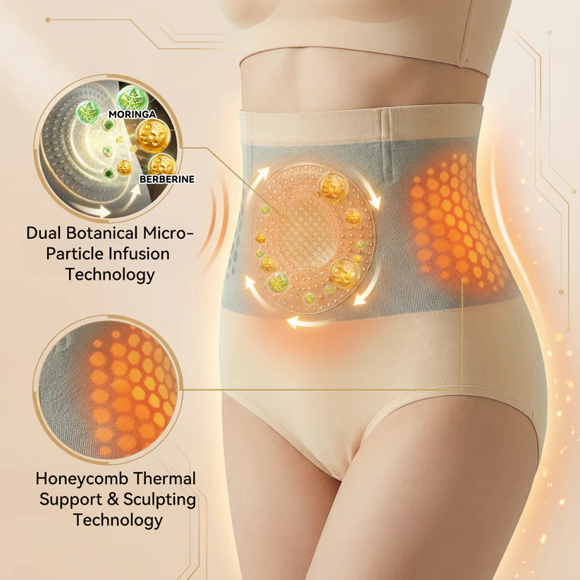 Official Brand Store|2026 4-in-1 Moringa & Berberine Micro-Particle Fat Burning & Shaping Shorts