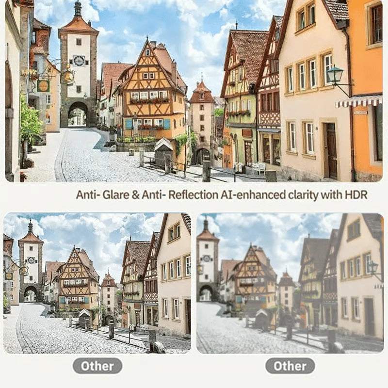4K Indoor WiFi Security Camera with AI Detection & Color Night Vision