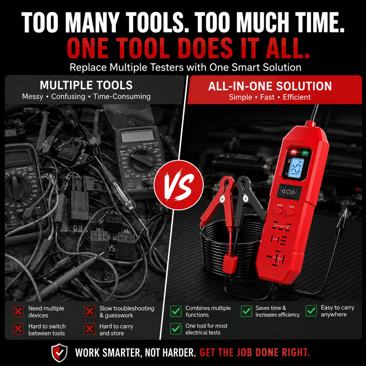 3-in-1 Automotive Circuit Probe & Relay Tester