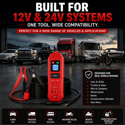 3-in-1 Automotive Circuit Probe & Relay Tester