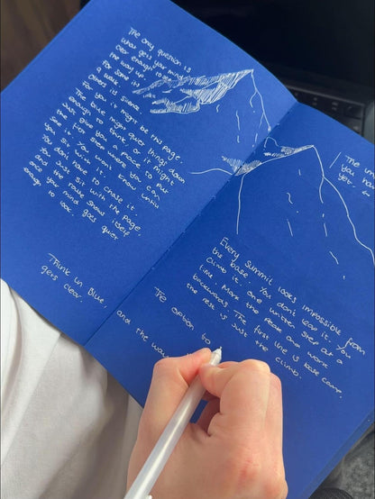 📘 Notedfy Think Blue Notebook – Blue Pages for Brighter Ideas