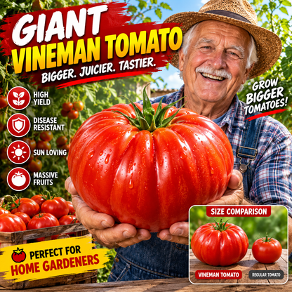🔥HOT SALE🔥🍅Giant Vineman Tomato