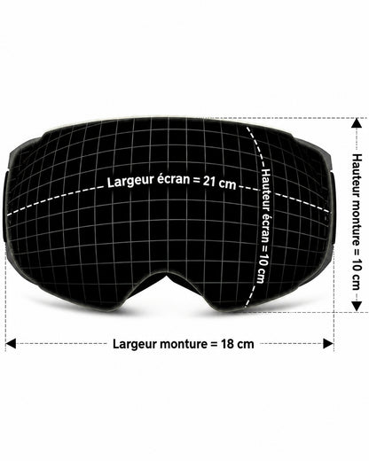 4K Ski Goggles with Built-In Camera