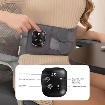4-in-1 Cordless Lumbar Decompression Belt with Red Light Therapy & Heat