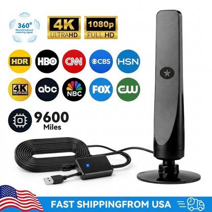 HD TV Antenna – No Subscription, Easy Setup