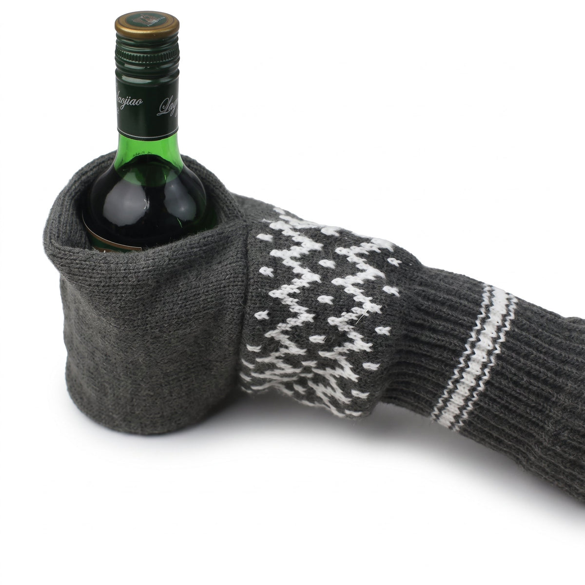 🧤Knitted Striped Thermal Beer Glove