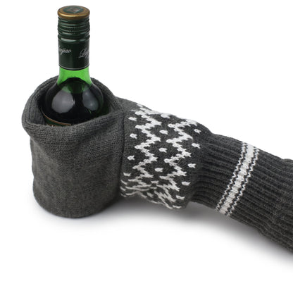 🧤Knitted Striped Thermal Beer Glove