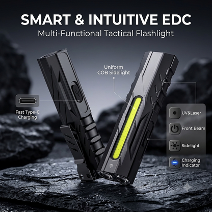 🔦 T9 PRO EDC Flashlight