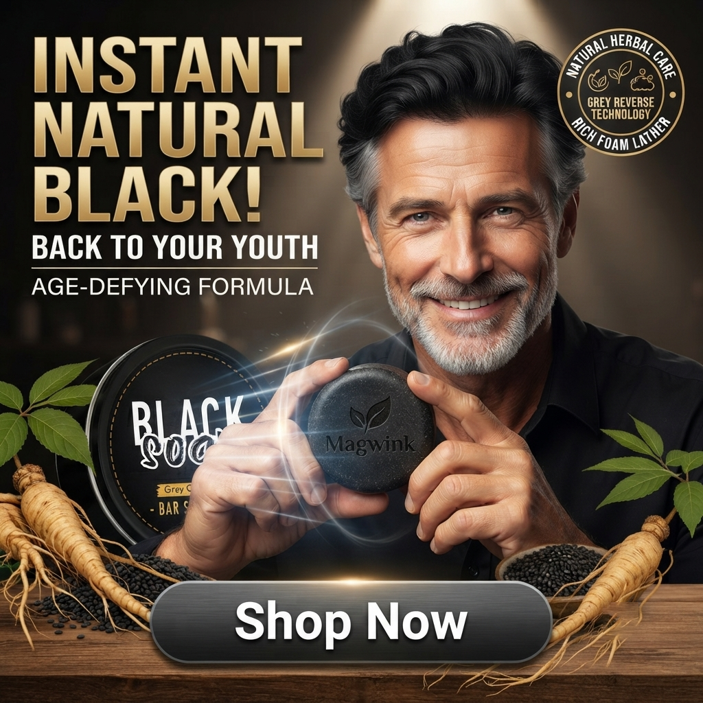 🔥 Limited Time Offer | Natural Gray Hair Darkening Shampoo Bar (2-Pack)