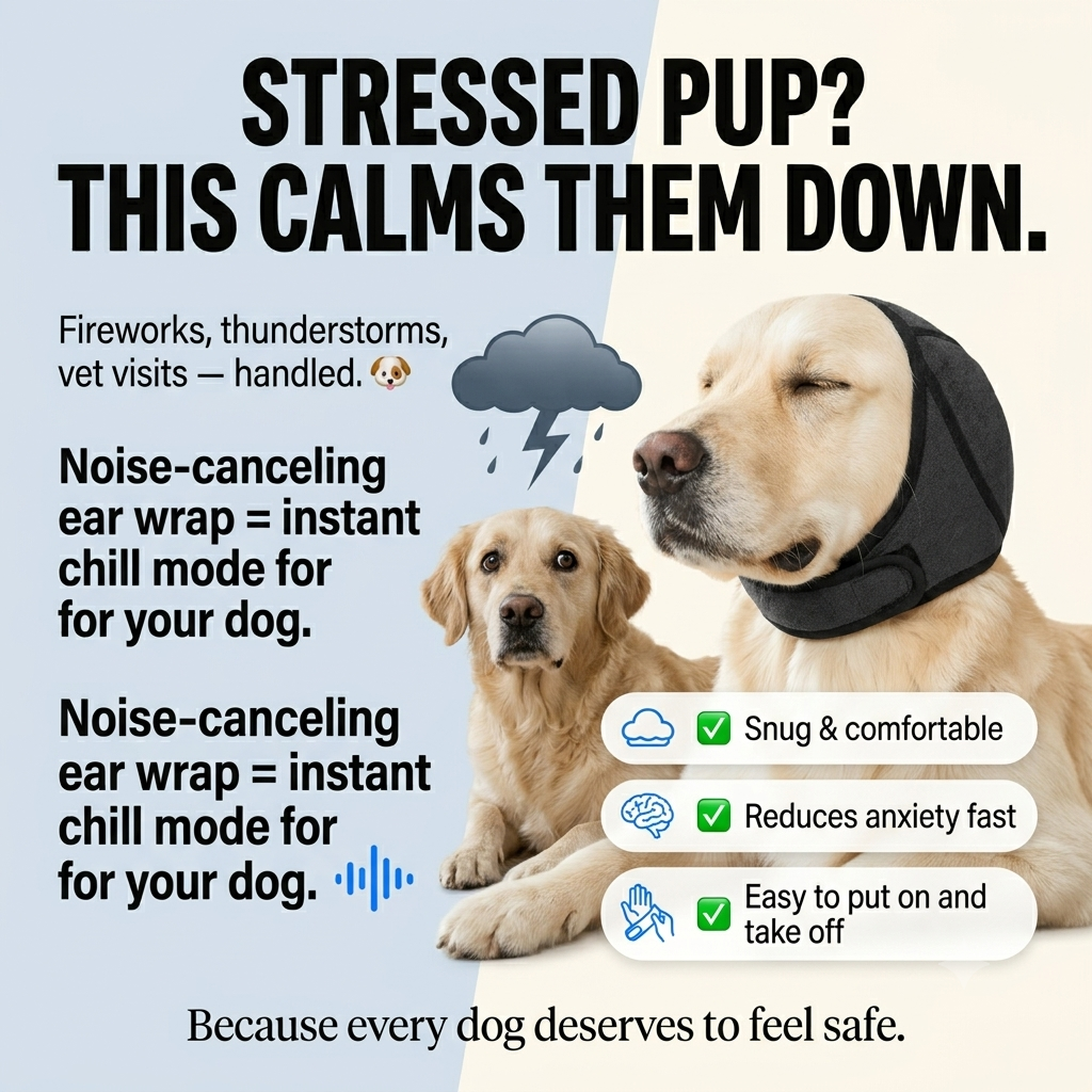 Dog Calming Ear Wrap