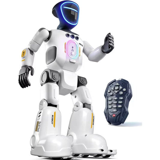 JoyStone Robot Toy for Kids, Programmable RC Robot with Voice Recording & Playback