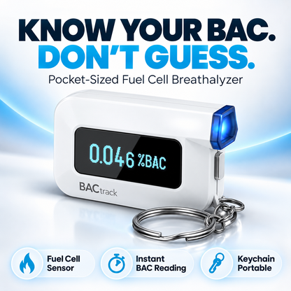 🚗 Pocket BAC Breathalyzer – Professional-Grade Alcohol Tester with App Tracking