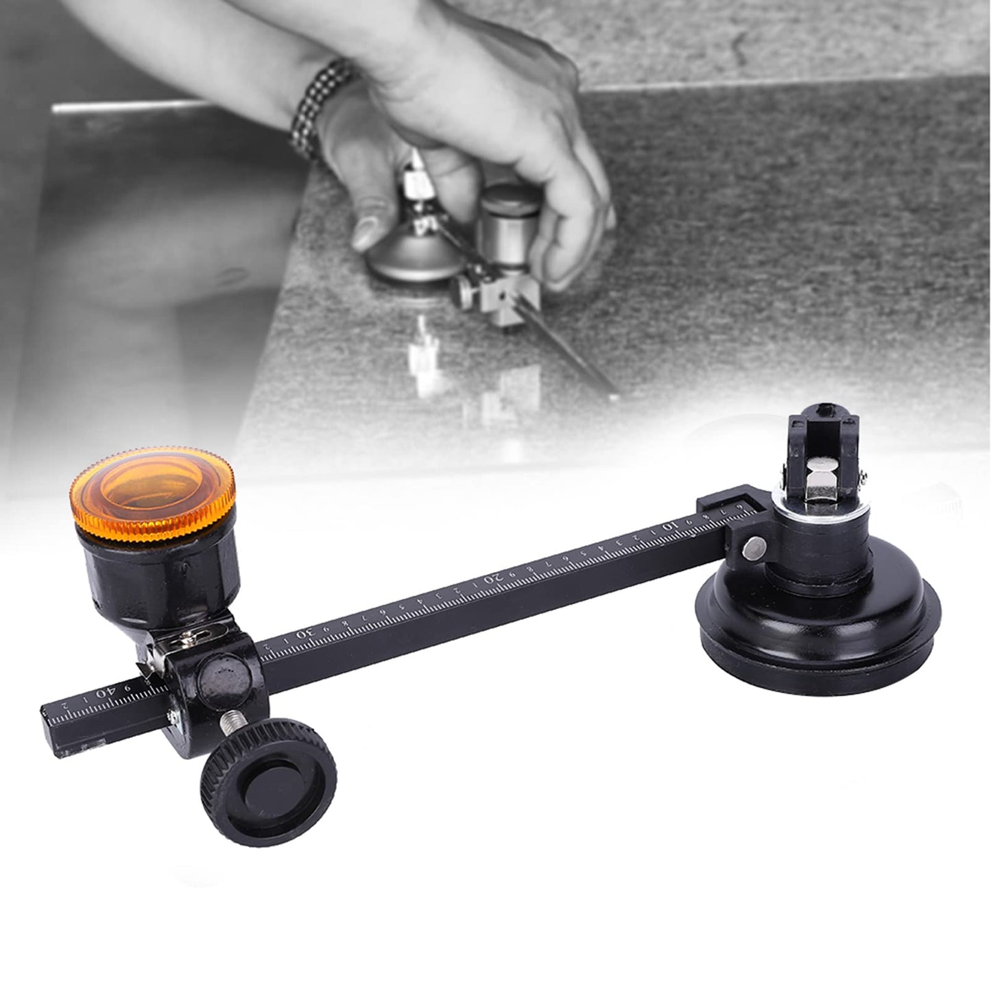 Glass Circle Cutter Tool for Tiles and Ceramics with Adjustable Features