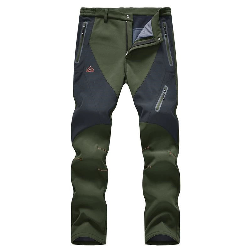Men's Waterproof Pants Insulated Cold weather Hiking Winter Snow Ski Softshell Outdoor