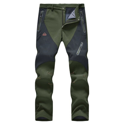 Men's Waterproof Pants Insulated Cold weather Hiking Winter Snow Ski Softshell Outdoor
