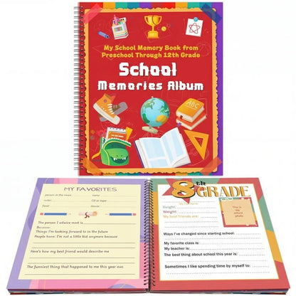 Preschool Memory Book – Kids School Years Keepsake Photo Album
