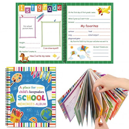 Preschool Memory Book – Kids School Years Keepsake Photo Album