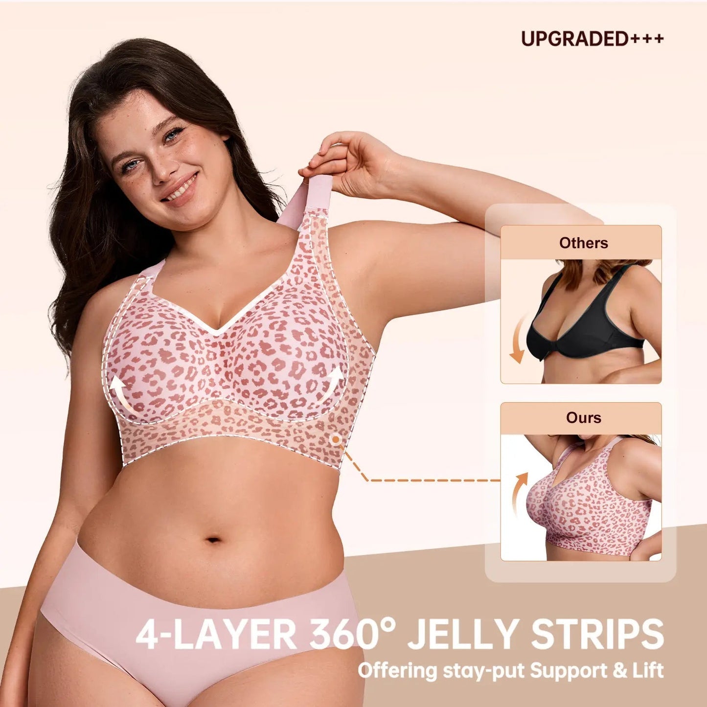 🎁Jelly Wireless Bra💃 – Full Coverage, Ultra Soft & All-Day Comfort