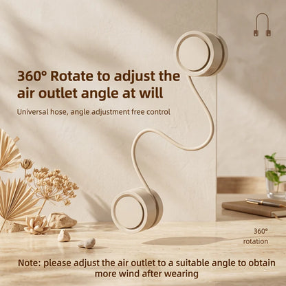 Portable Neck Fans, Hands-Free USB Personal Fan