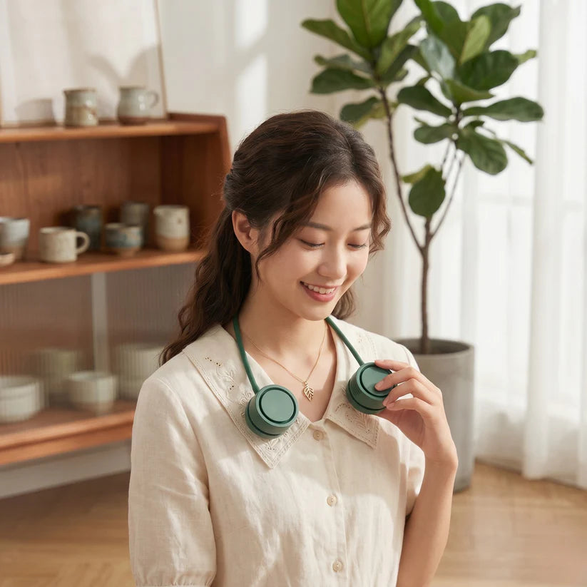 Portable Neck Fans, Hands-Free USB Personal Fan