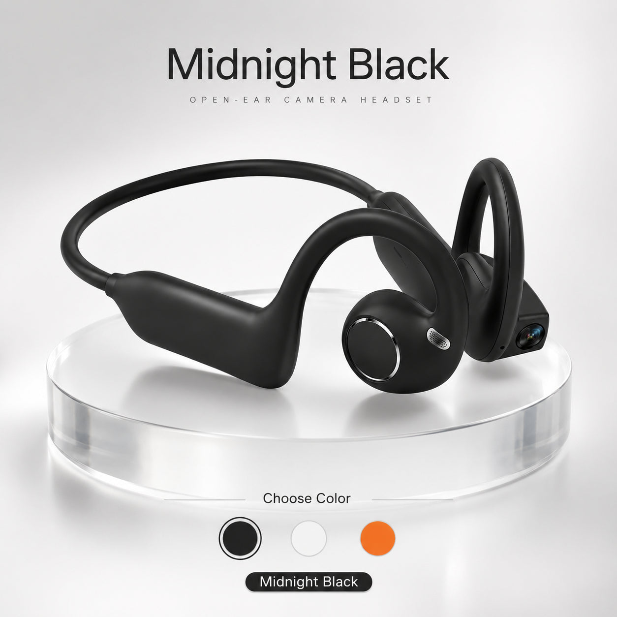 AI Camera Headset – Hands-Free POV Recording & Live Translation📸