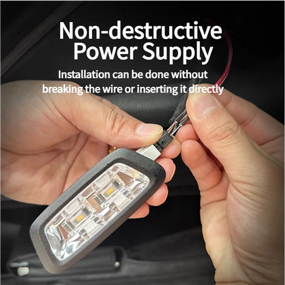 Universal Car Trunk LED Light Strip – Tool-Free No-Damage Cargo Area Lighting Upgrade