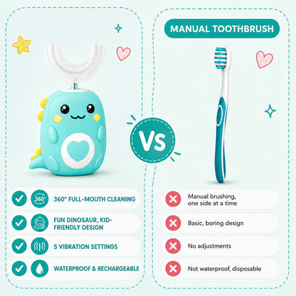 U-Shaped 360º Ultrasonic Toothbrush