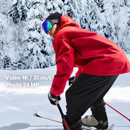 4K Ski Goggles with Built-In Camera