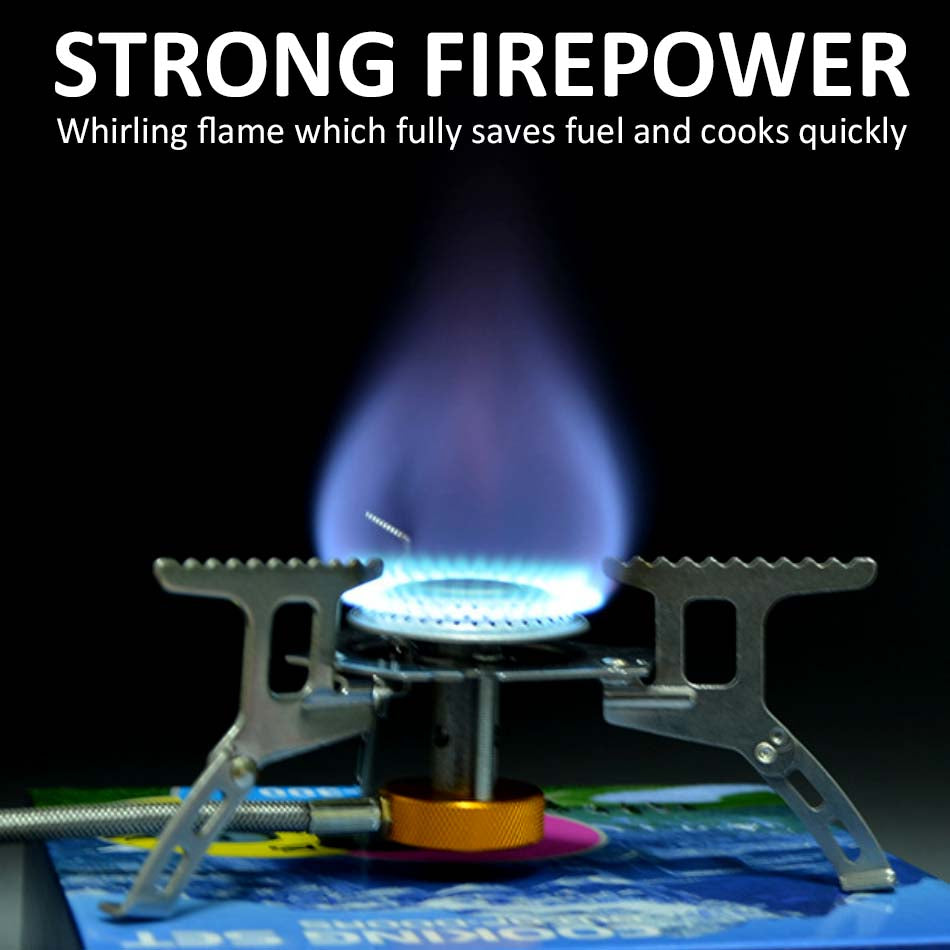 3700W Portable Camping Gas Stove with Piezo Ignition