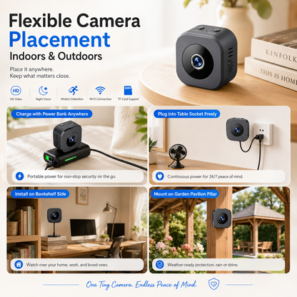 1080P Mini WiFi Security Camera
