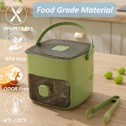 🧊❄️ Ice Cube Tray with Lid and Bin – Make Ice-Making Simple