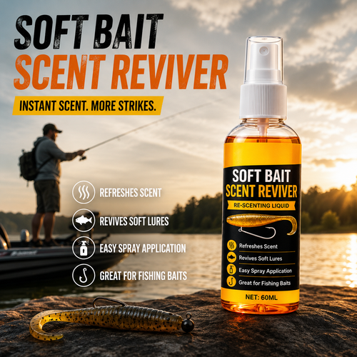 Soft Bait Scent Spray – Instant Fish-Attracting Reviver
