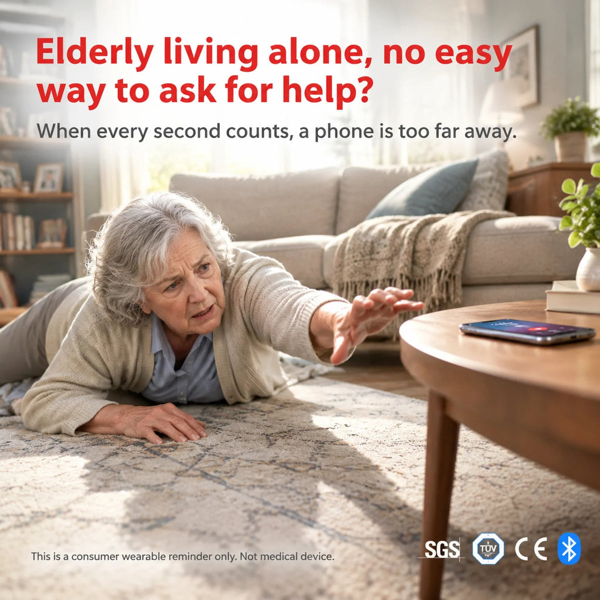 🔥🎁🔥🎁 Half-price offer: Safeguard the elderly—SOS emergency call wristband for seniors. 🆘