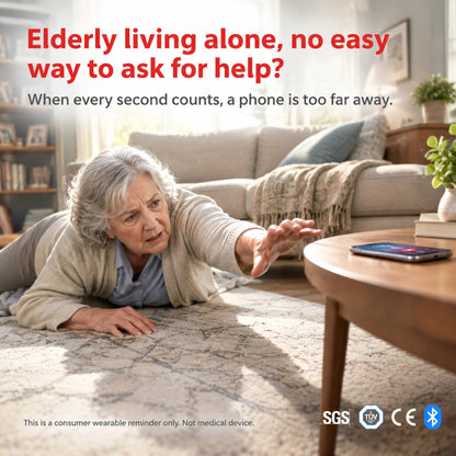 🔥🎁🔥🎁 Half-price offer: Safeguard the elderly—SOS emergency call wristband for seniors. 🆘