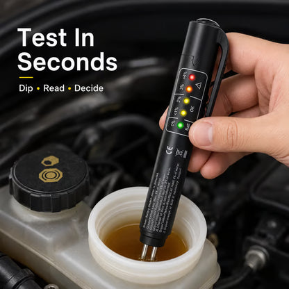 🛠️Battery Tester Car Brake Fluid Tester For Dot3/DOT4 Battery Liquid Digital