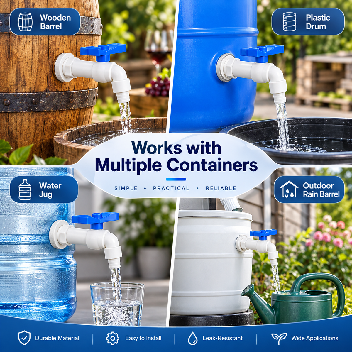 ⏳Time-Limited Special⏰Versatile Use — Rain Barrels, Aquariums & Hydroponics