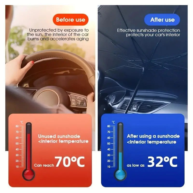 🔥SUMMER HOT SALE-🚗Universal Portable Car Windshield Sunshade