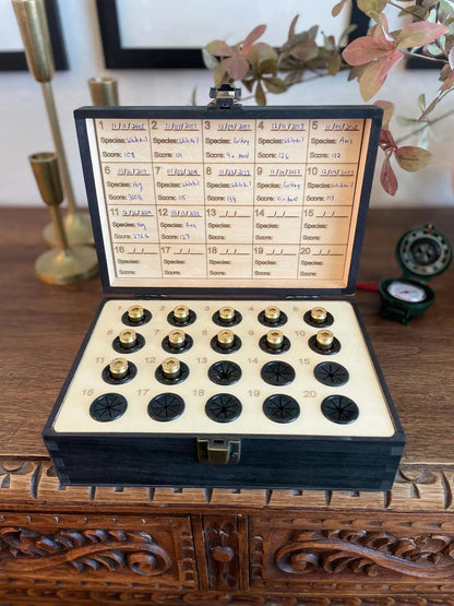 100% Handcrafted Solid Wood Hunting Memory Box