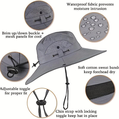 🔥Summer Hot Sale 49% OFF⚡-2026 New Ultralight Solar Fan Sun Fishing Hat-Solar & USB Charging🧢(Only 11oz)