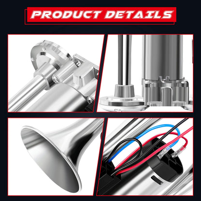 🔥2026 Upgraded 12V 150DB Air Horn Dual Horn