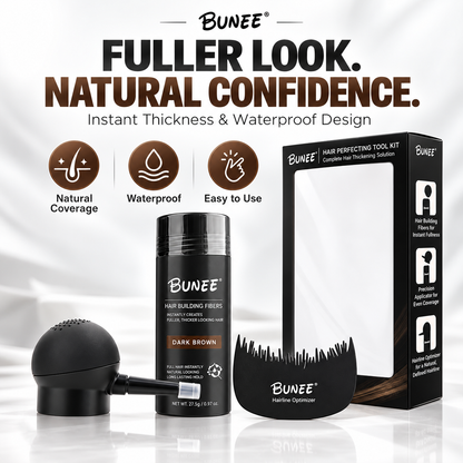 Hair Building Fibers – Instant Thickness & Waterproof Design, No More Bald Spots