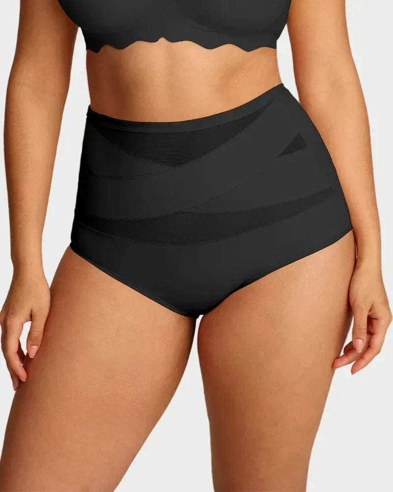 💟Plus-Size High-Waist Cross Tummy Control Panties🩲