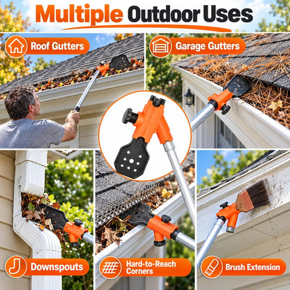 Multi-Functional Gutter Cleaner Tool