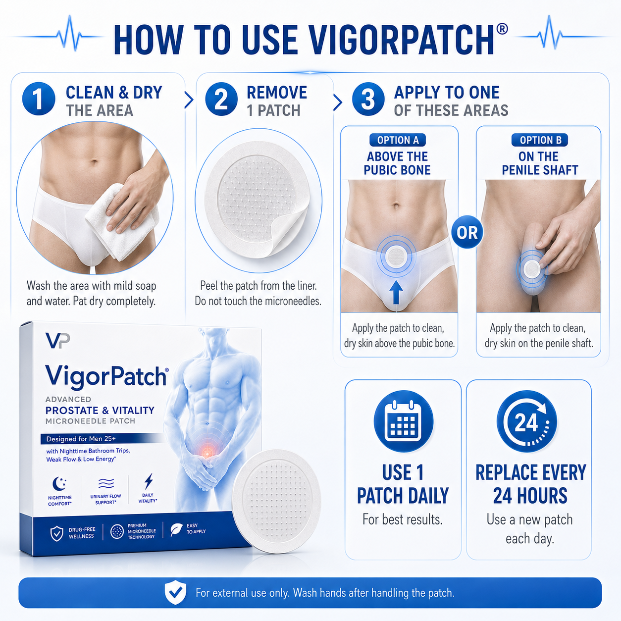 Advanced Vitality Microneedle Patch (🍆 Enhanced Fullness & Size Appearance ⚡ Stronger)