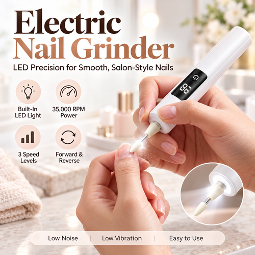 🔥Electric Nail Grinder With LED Light