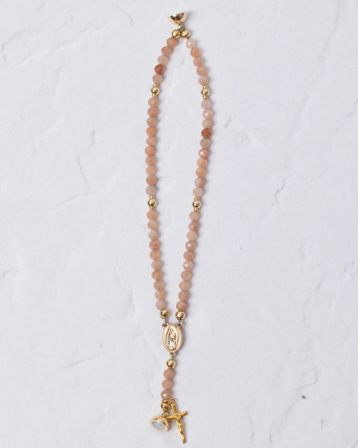 🔥🔥 ✝️Handcrafted rosary bracelets -  A Warm Companion for Your Faith Journey📿