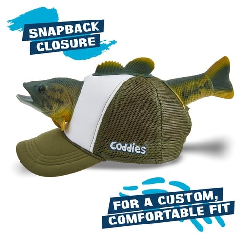 3D Realistic Fish Novelty Fishing Hat – Funny Breathable Outdoor Cap for Anglers