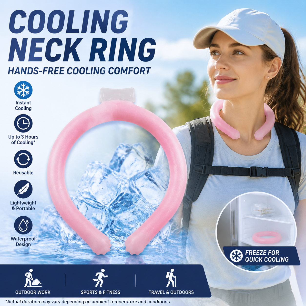 Portable Cooling Neck Wrap